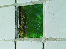 Glass tile sample